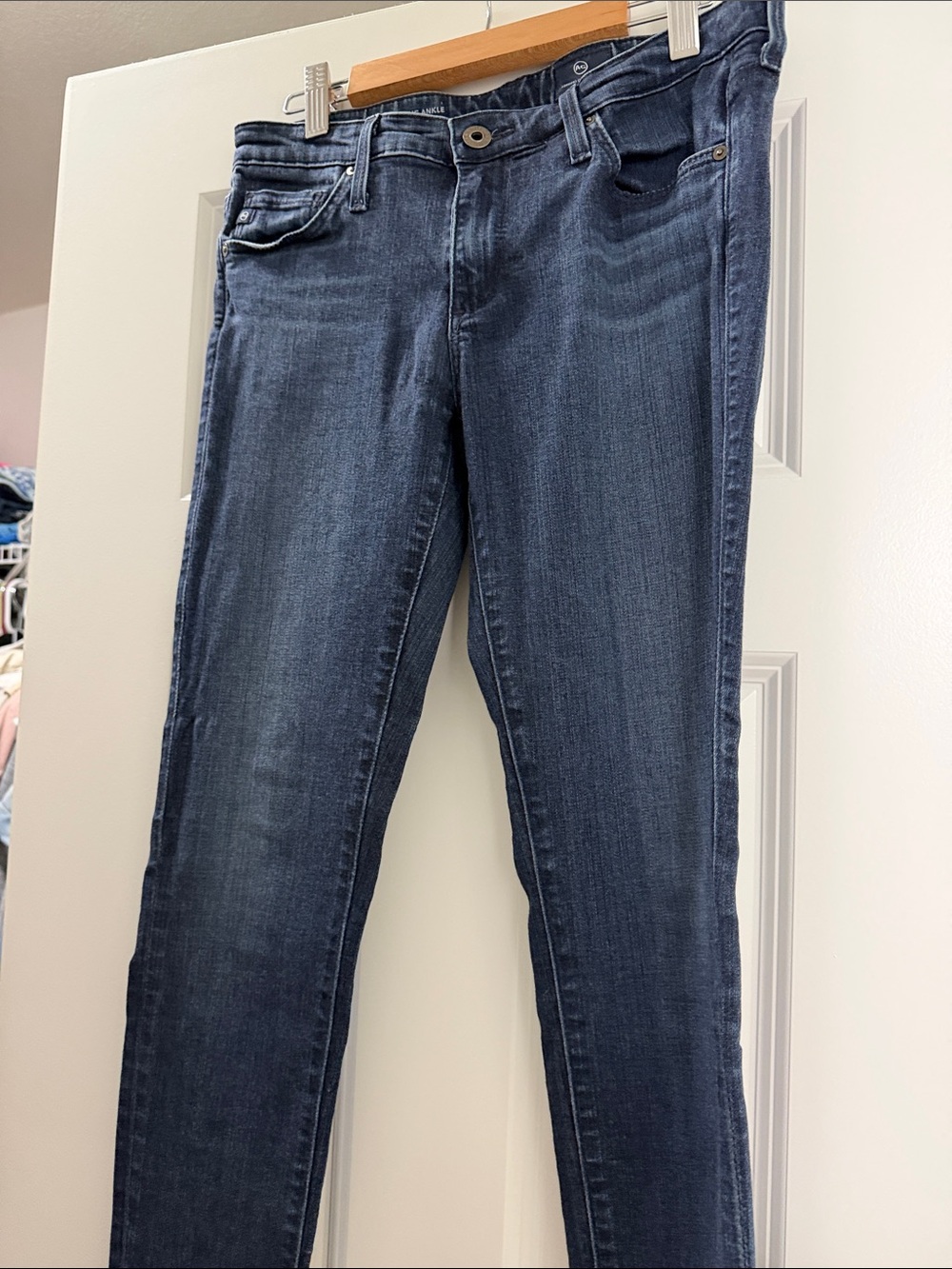 AG Blue Skinny Jeans